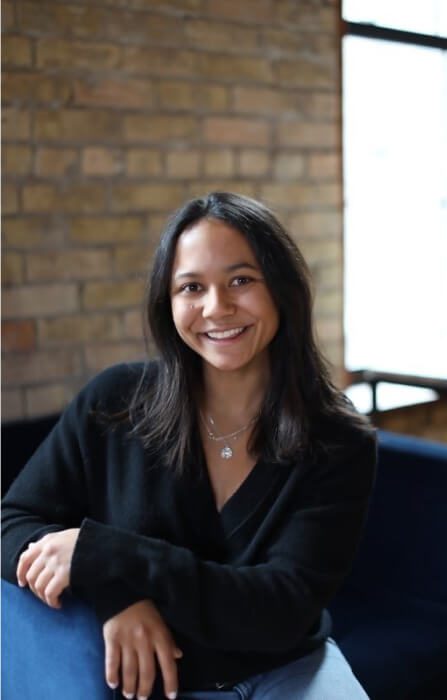 Woman smiling at the camera